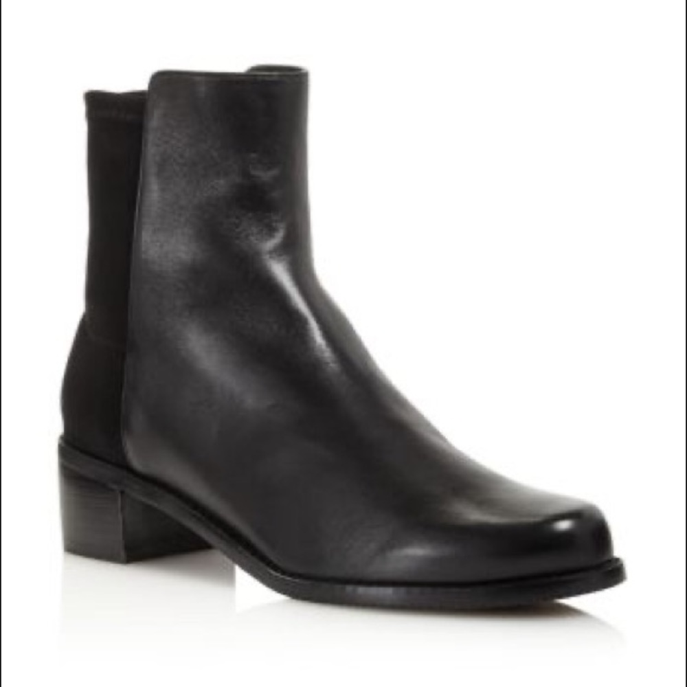STUART WEITZMAN EASYON RESERVE LEATHER BOOTIE Size 12M